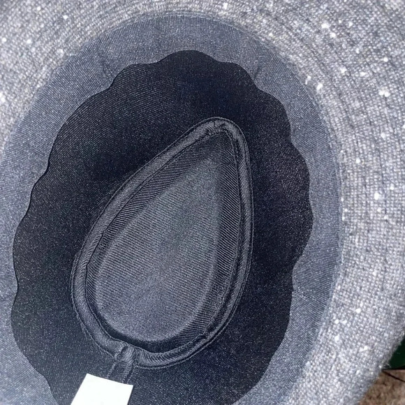 GREY TWEED FEDORA WALKING HAT - Picture 6 of 15